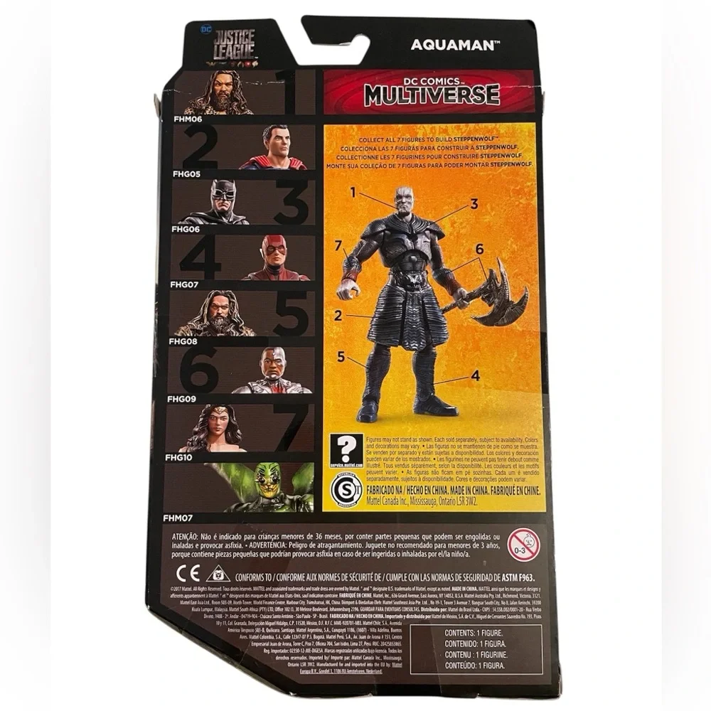 DC Comics Multiverse Justice League Aquaman Collectible Action Figure